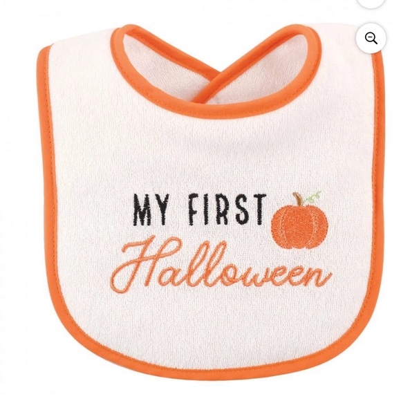 Hudson Baby Infant Cotton Terry Drooler Holiday Bibs - Picture 4 of 9